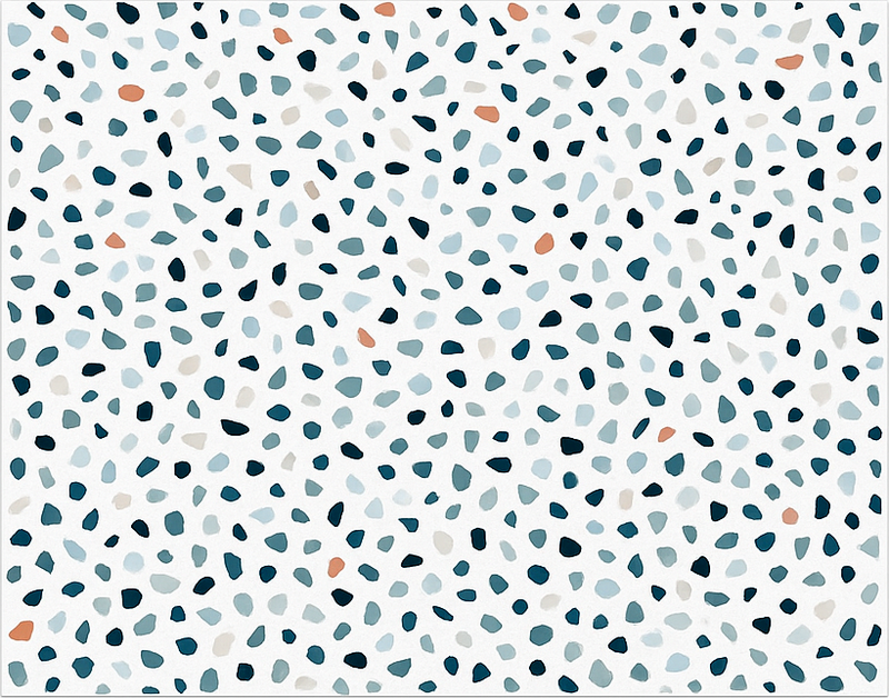 Tapis vinyle cuisine petites pierres colorées - TenStickers