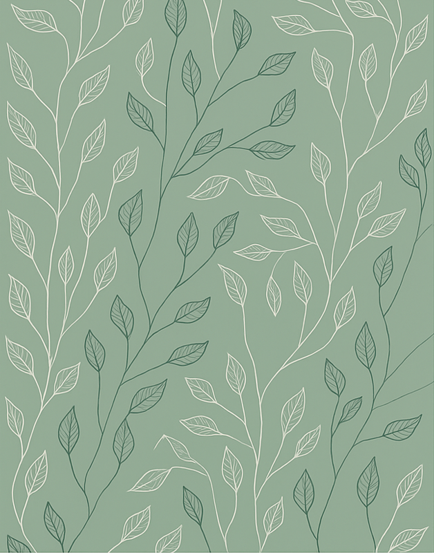 Tapis vinyle salle à manger superposition botanique propre - TenStickers