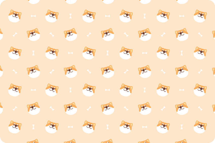 Tapis vinyle animal tête de chien mignon - TenStickers