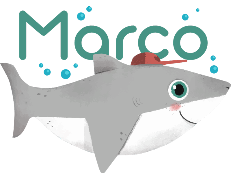 Tapis vinyle animal requin personnage ludique - TenStickers