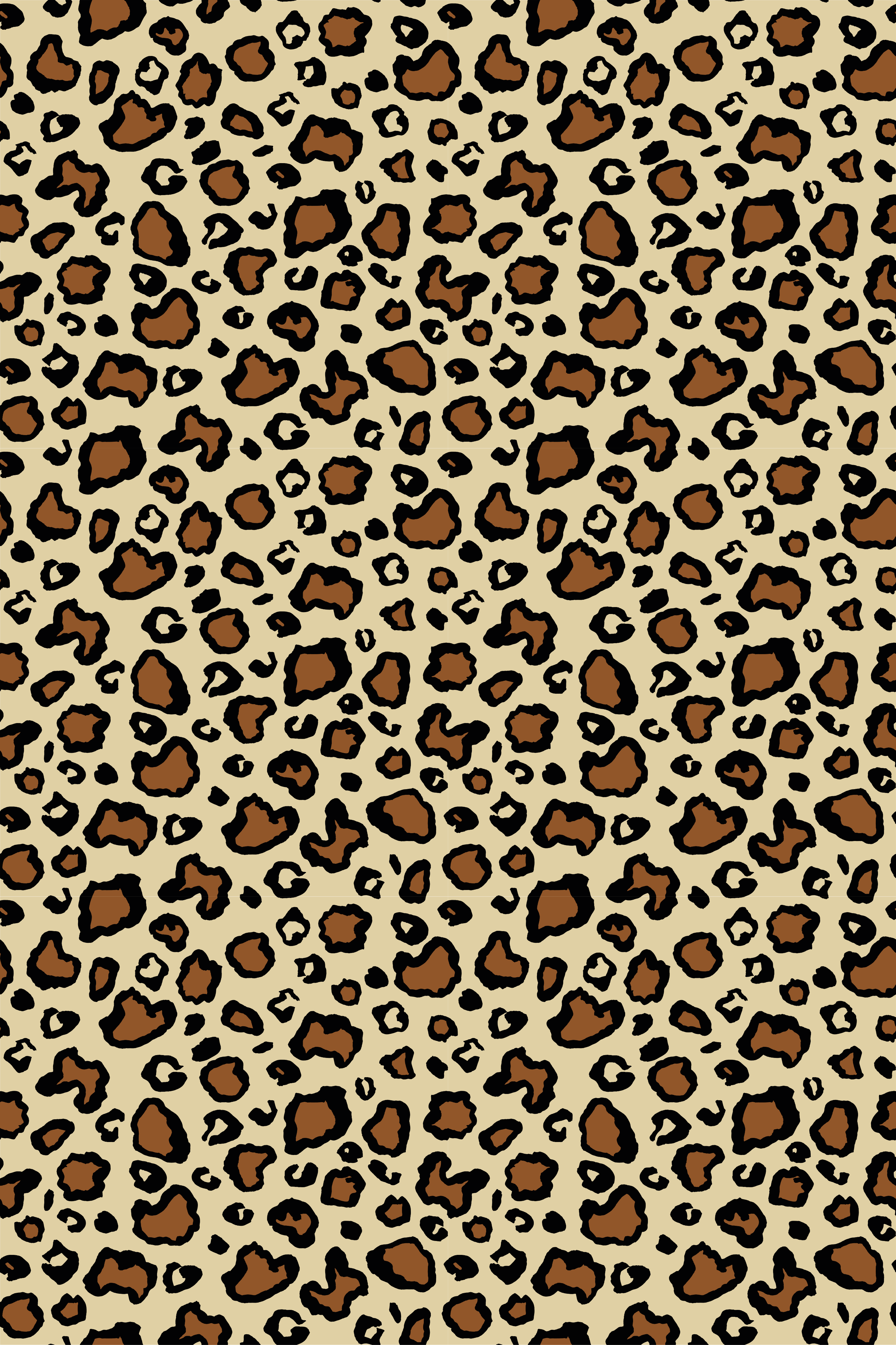 Tapis vinyle animal imprimé léopard classique - TenStickers