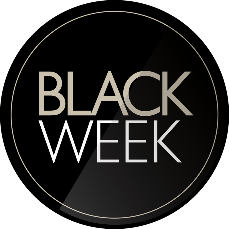 Tapis vinyle black friday promo semaine noire - TenStickers