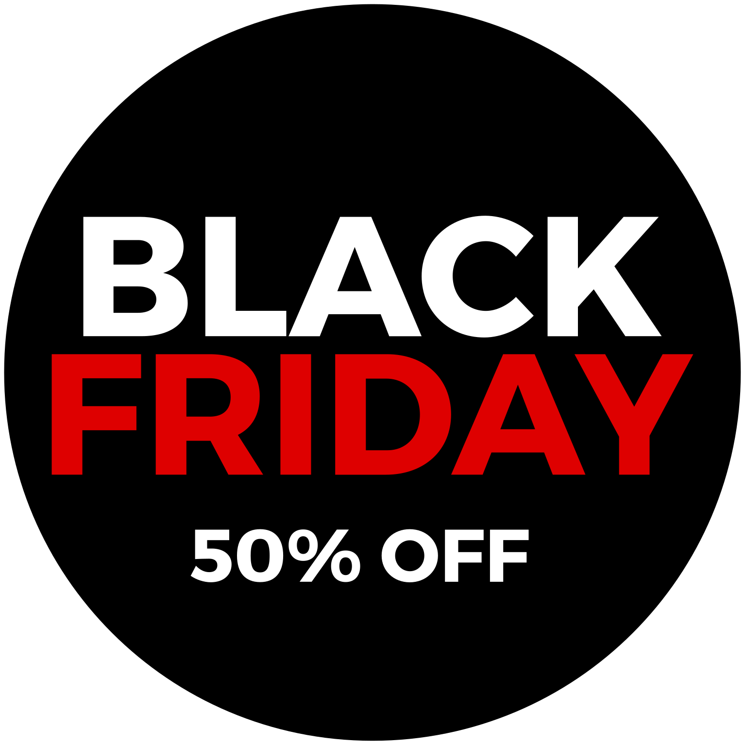 Tapis vinyle black friday - 50% de réduction - TenStickers