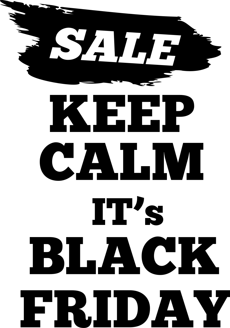 Tapis vinyle black friday drapeau de vente promotionnelle - TenStickers