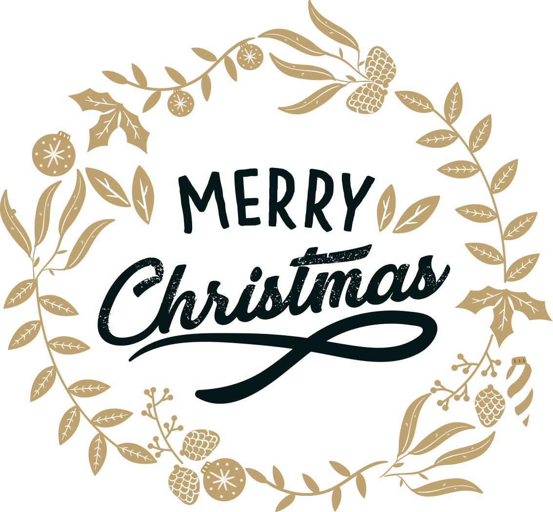 Tapis vinyle noël broderie florale de noël - TenStickers