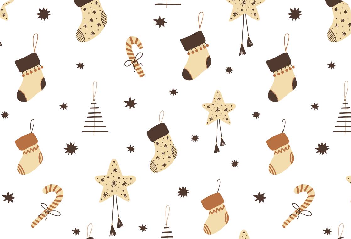 Tapis vinyle noël motif scintillant de cadeaux - TenStickers