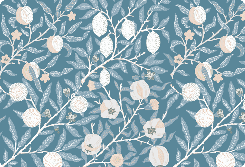 Tapis vinyle plantes motif vintage élégant - TenStickers