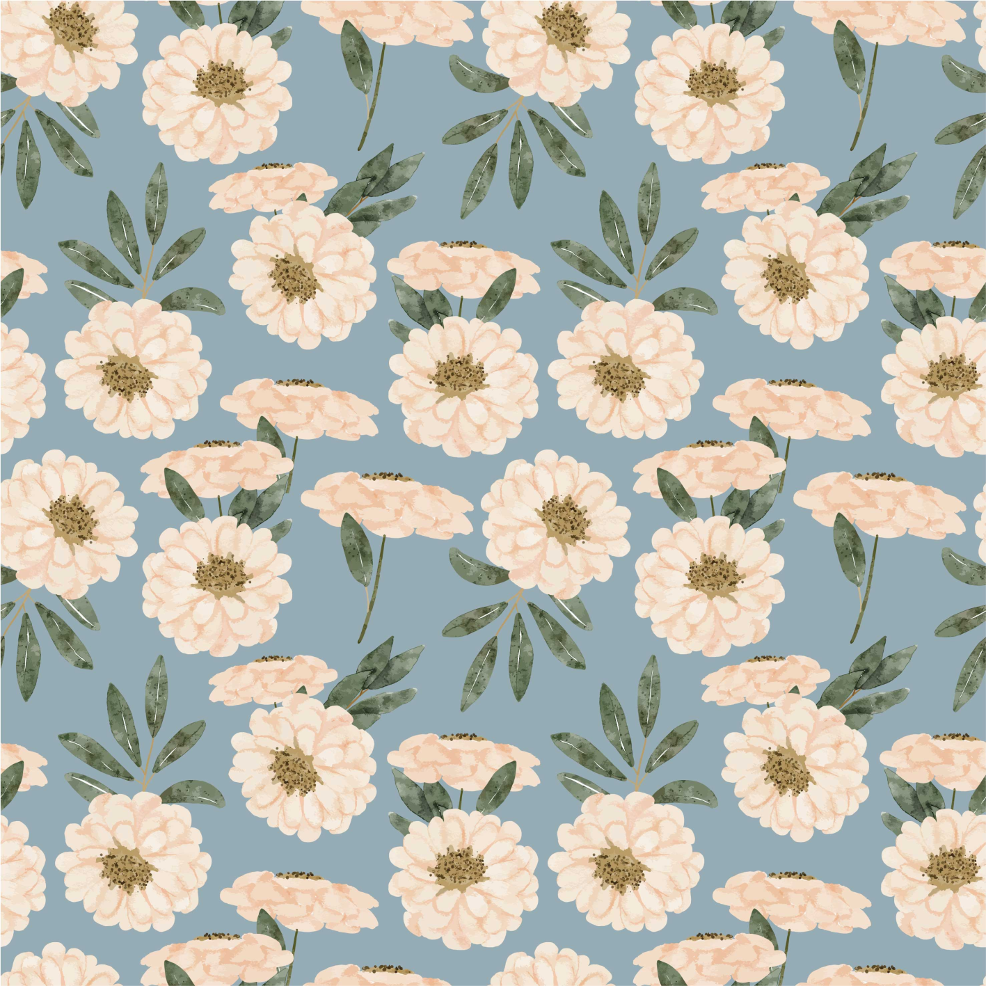 Tapis vinyle plantes peinture exotique - TenStickers