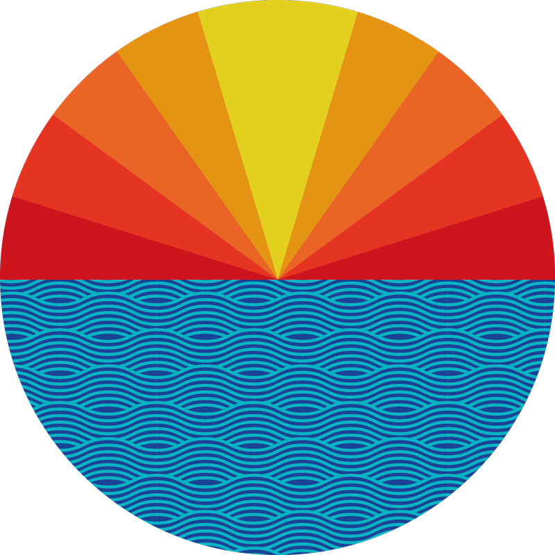 Tapis vinyle chambre coucher de soleil vintage - TenStickers