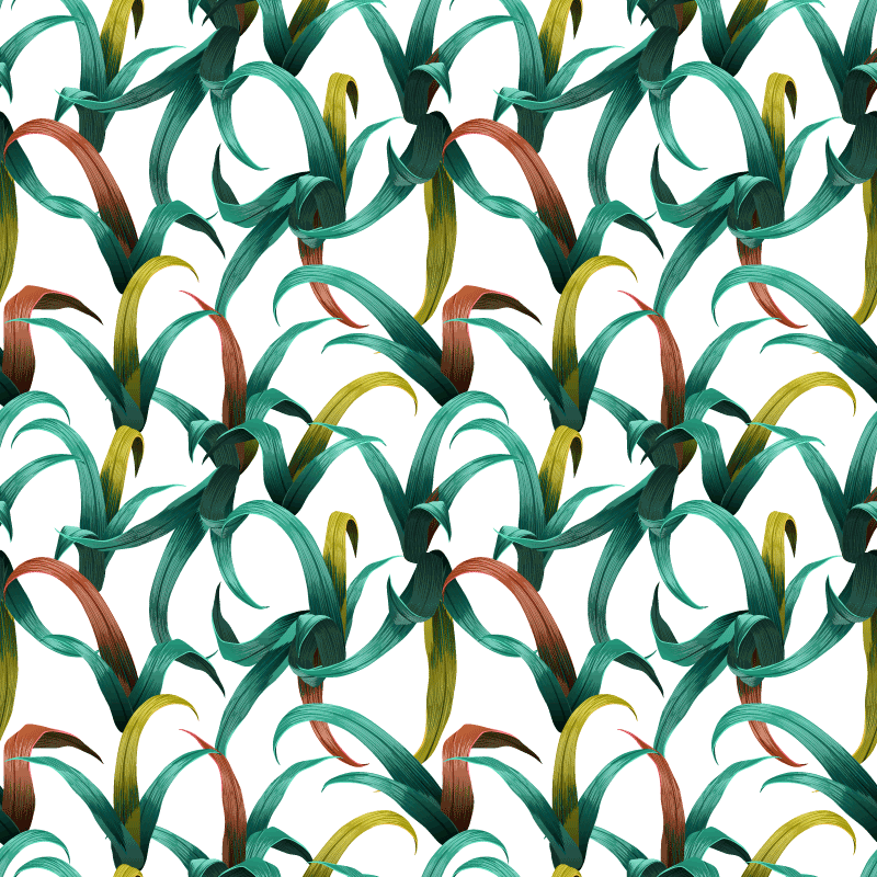 Tapis vinyle plantes design de belles plantes tropicales - TenStickers