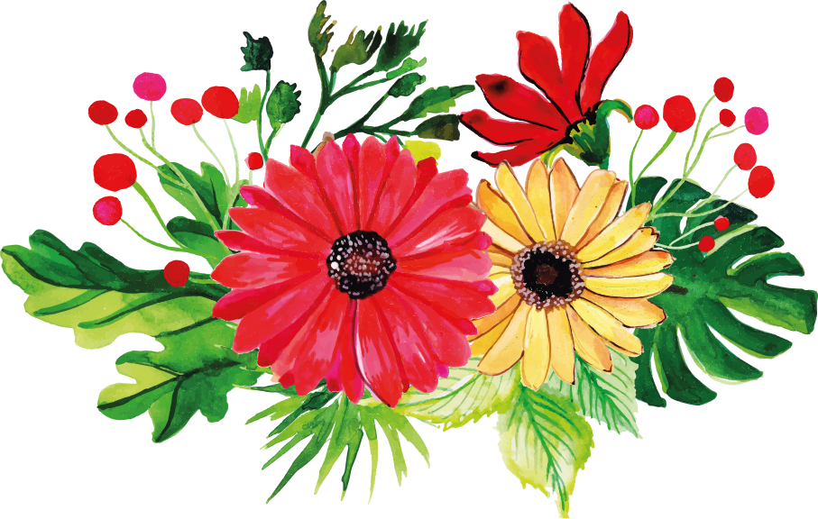 Tapis vinyle plantes design horizontal élégant - TenStickers