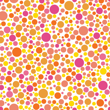 Tapis vinyle salle à manger bulles chaleureuses - TenStickers