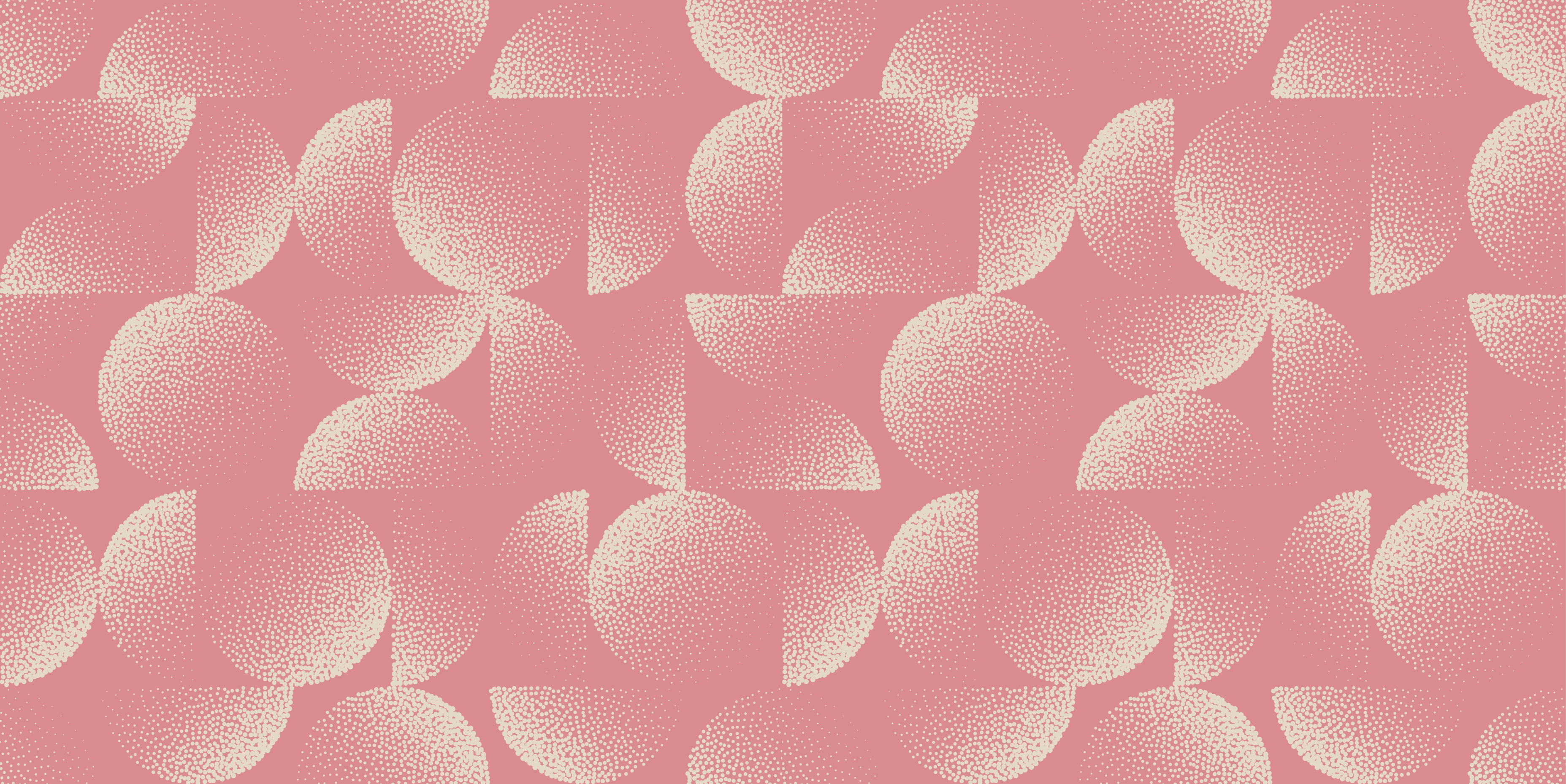 Tapis vinyle salle à manger semicercles pastel - TenStickers