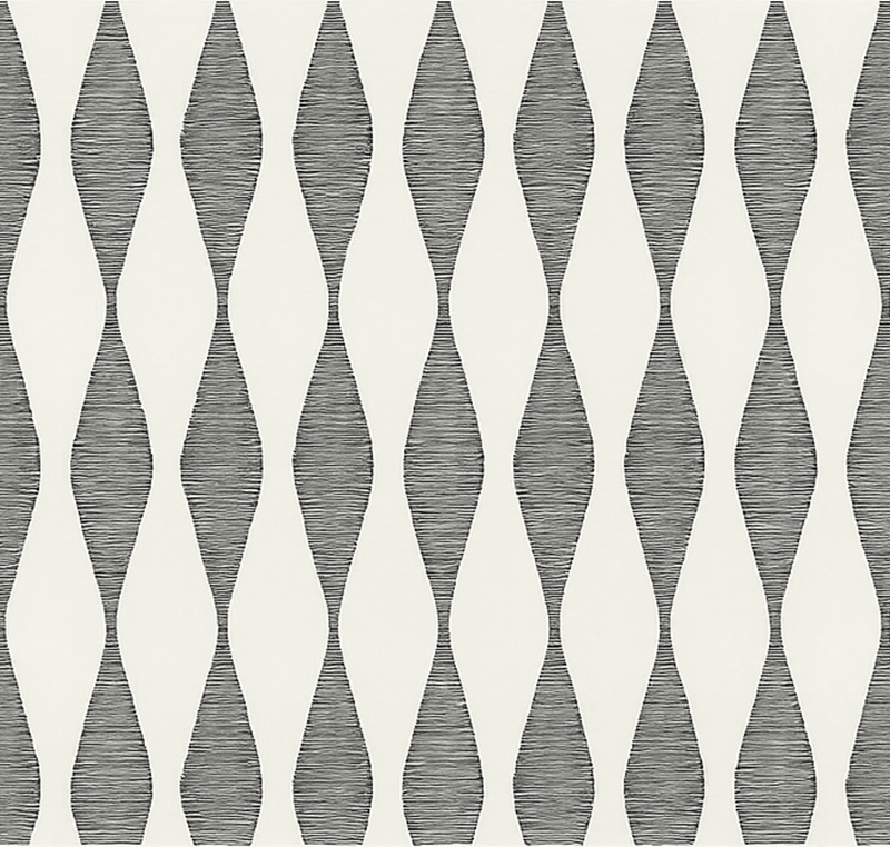 Tapis vinyle cuisine motif ikaat beige rabaul - TenStickers