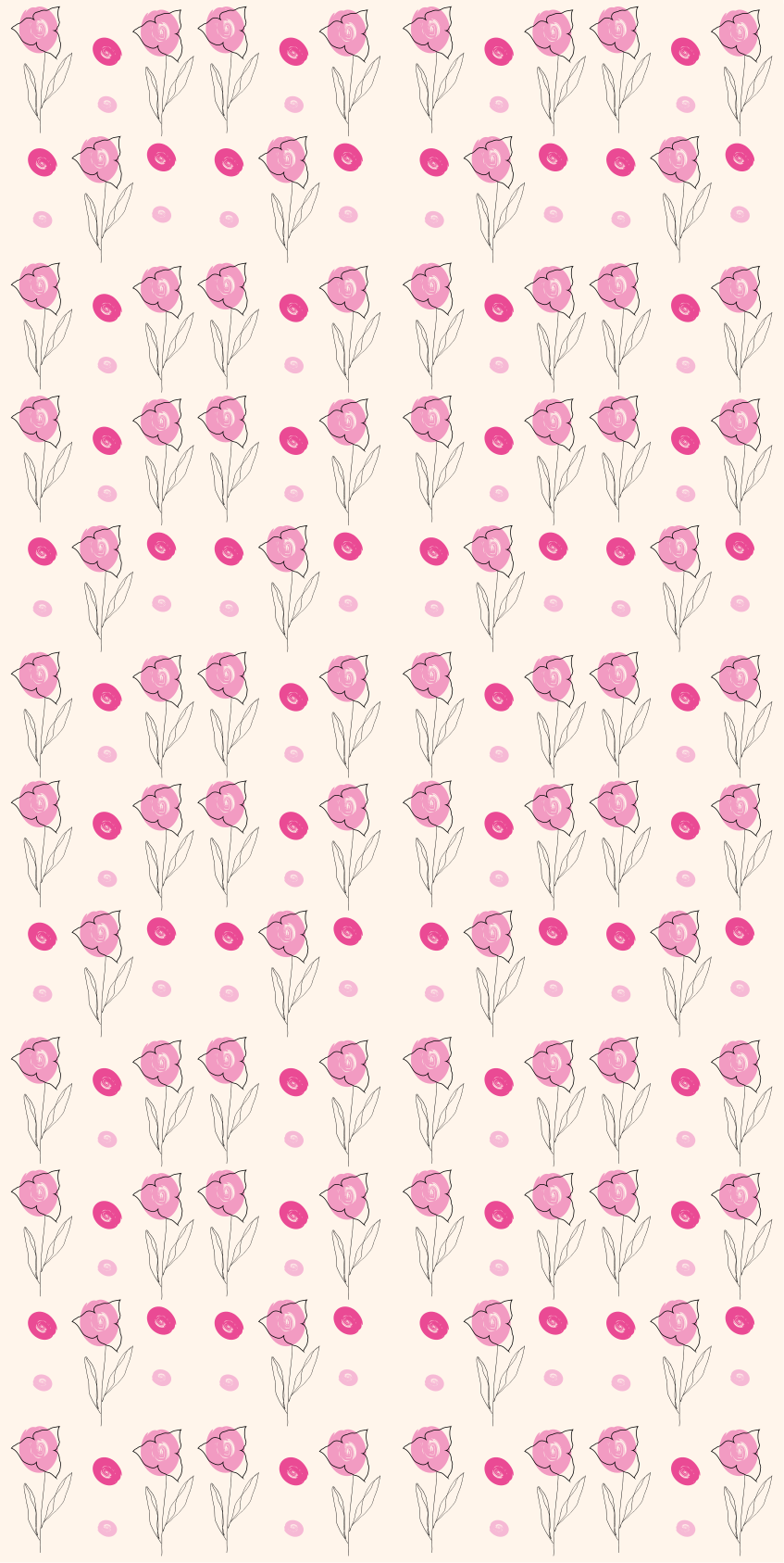 Tapis vinyle plantes bougainvillier patrón - TenStickers