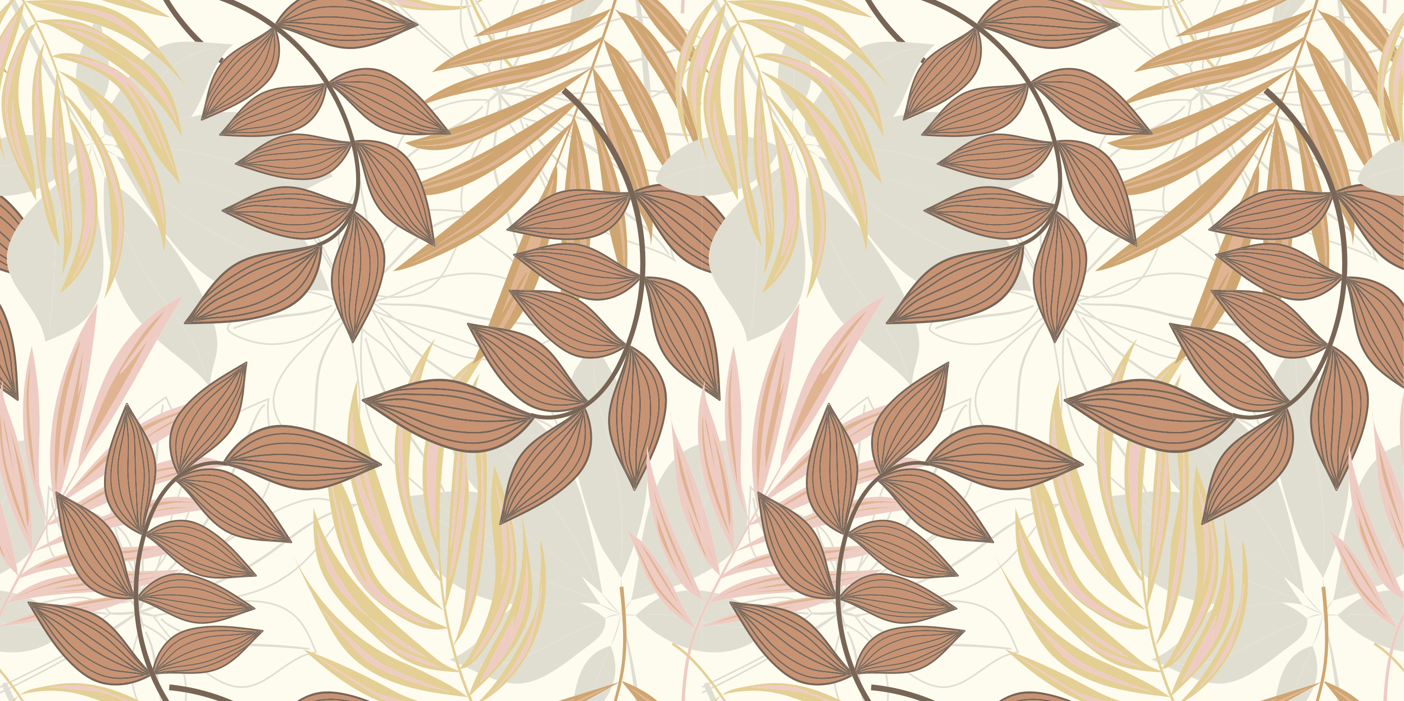 Tapis vinyle plantes inspiration feuille Élégante - TenStickers