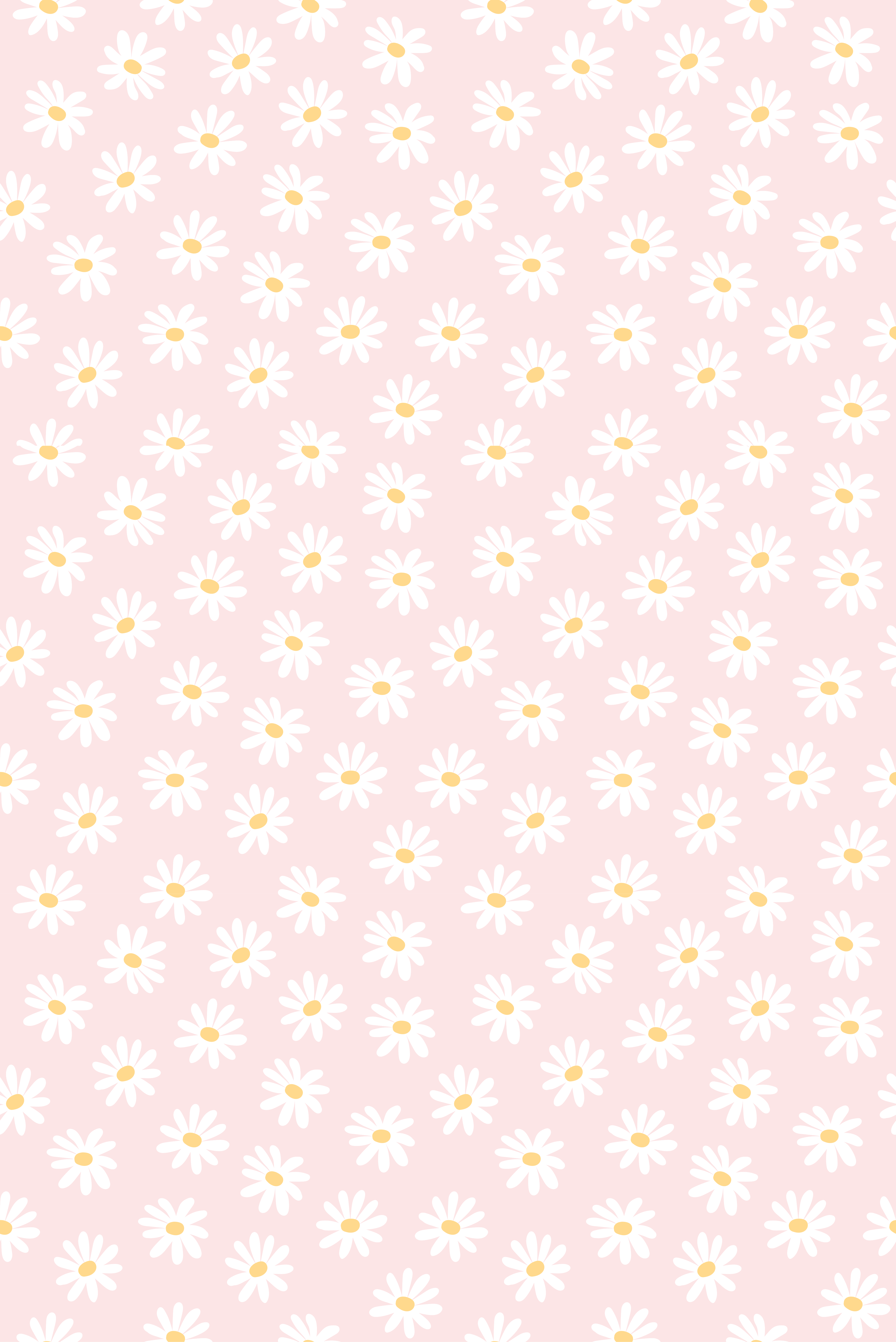 Tapis vinyle chambre motif fleurs de marguerite - TenStickers