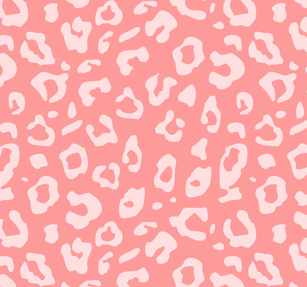 Tapis vinyle motif animal texture léopard rose - TenStickers