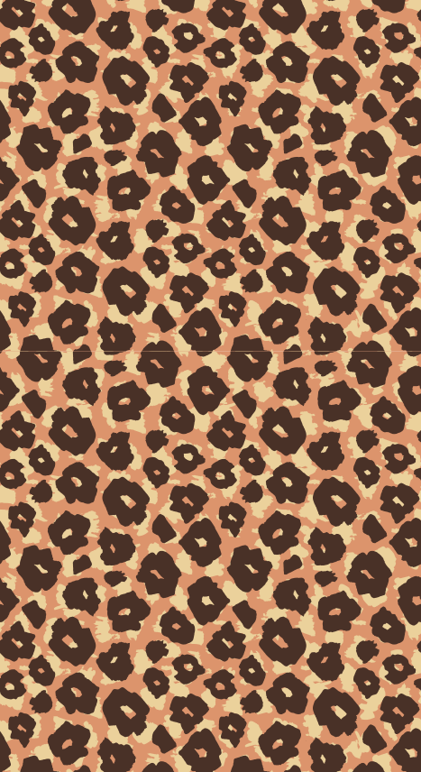 Tapis vinyle motif animal imitation léopard velouté - TenStickers