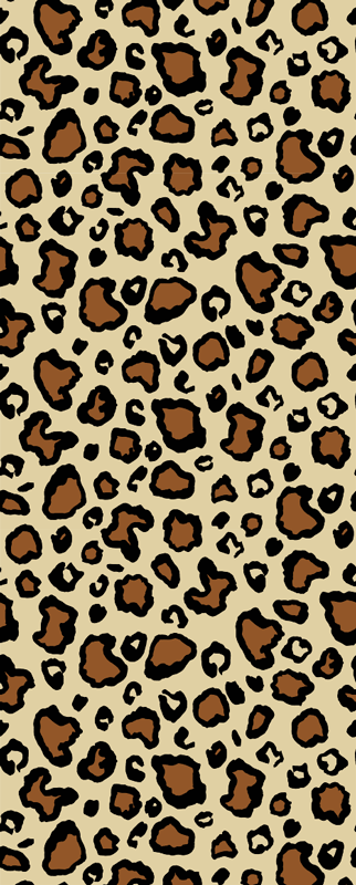 Tapis vinyle motif animal imprimé léopard classique - TenStickers