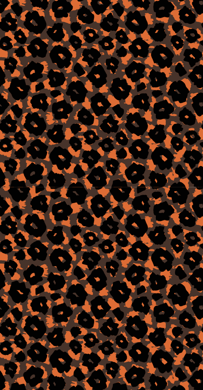 Tapis vinyle motif animal léopard kalahari imitation - TenStickers