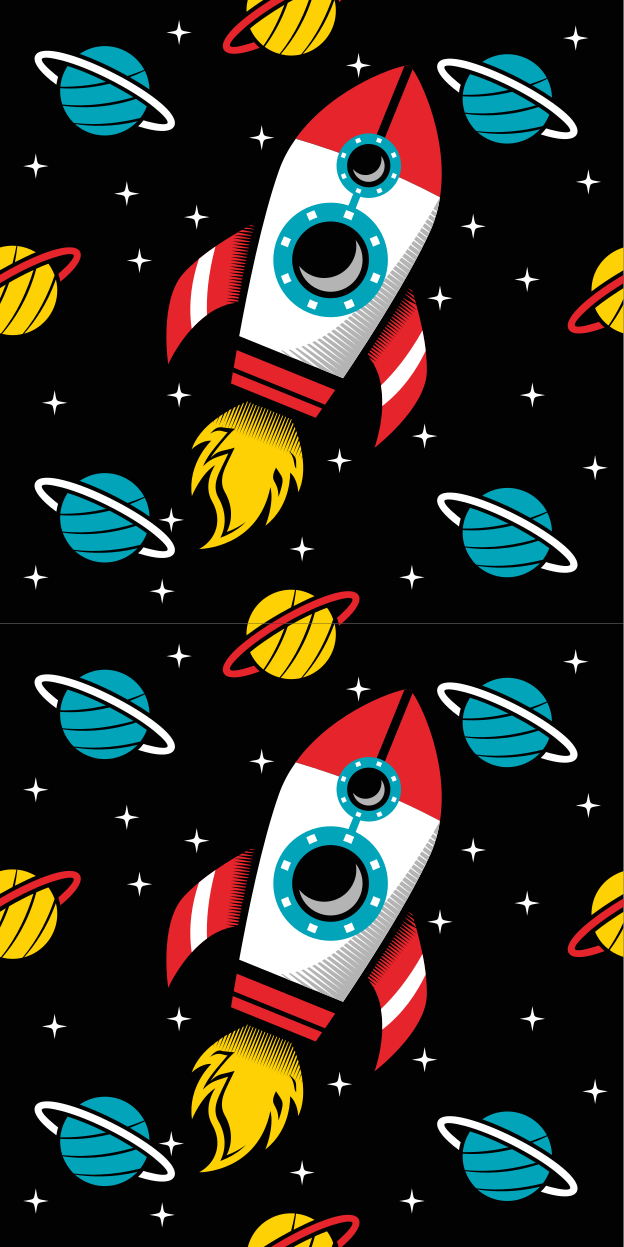 Tapis vinyle étoile vers l'infini et au-delà - TenStickers