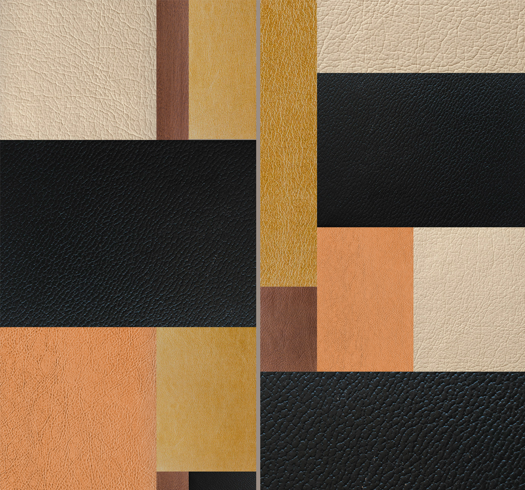 Tapis vinyle géométrique blocs texturés - TenStickers