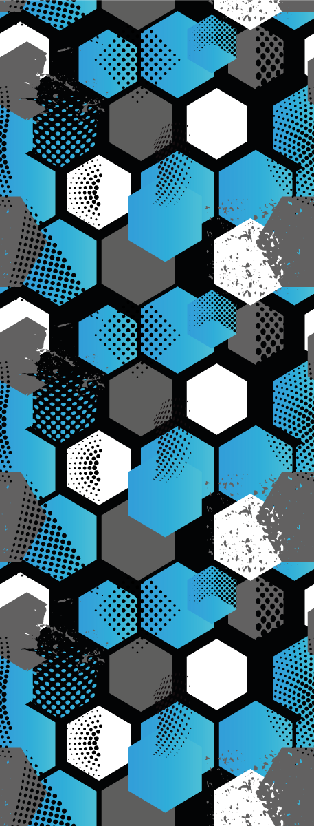 Tapis vinyle chambre fond de football abstrait dégradé - TenStickers