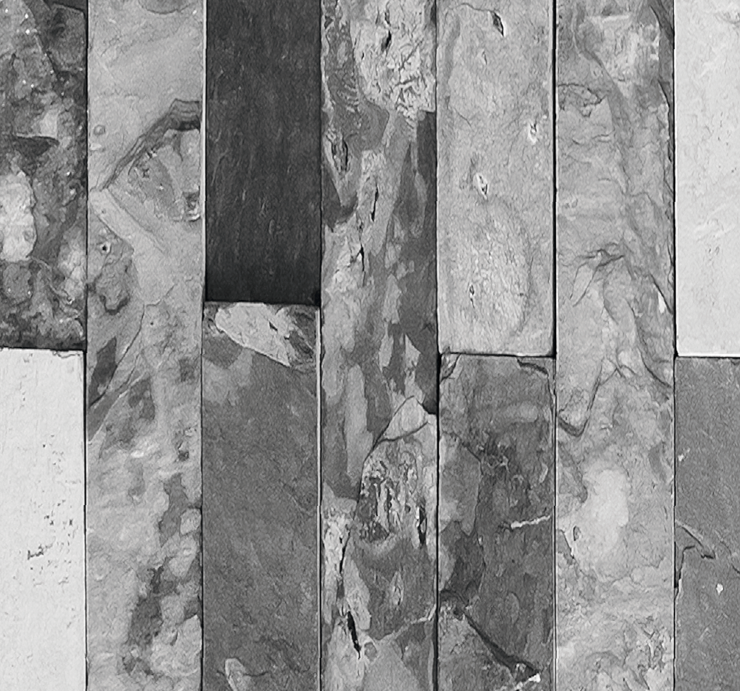 Tapis vinyle chambre briques gris foncé - TenStickers