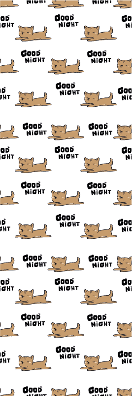 Tapis vinyle chambre chien mignon dormant - TenStickers