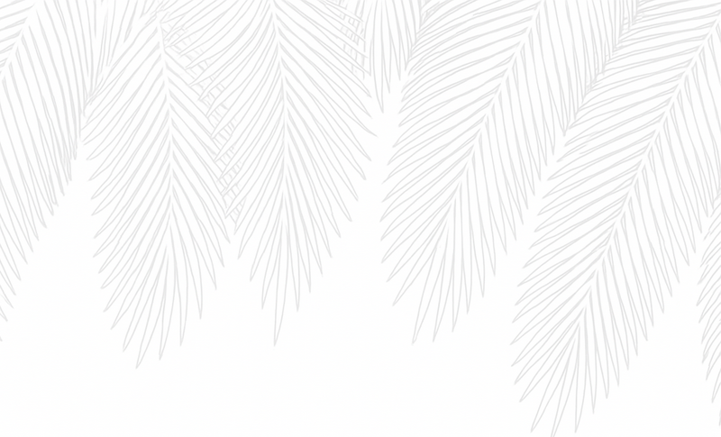 Tapis vinyle chambre palmier neutre - TenStickers