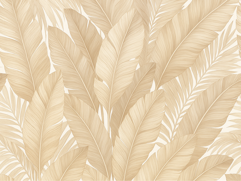 Tapis vinyle chambre botanique douce - TenStickers