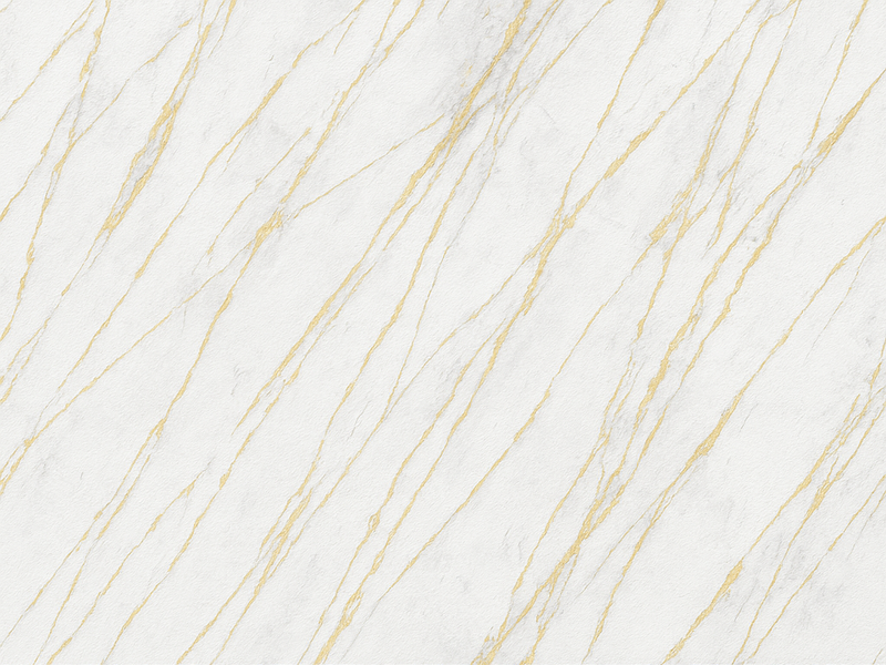 Tapis vinyle chambre marbre gris avec or - TenStickers