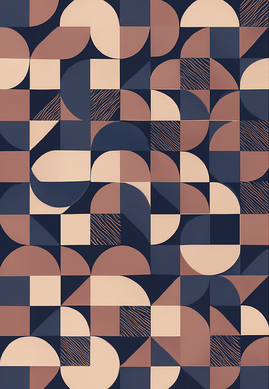 Tapis vinyle chambre design géométrique violet abstrait - TenStickers