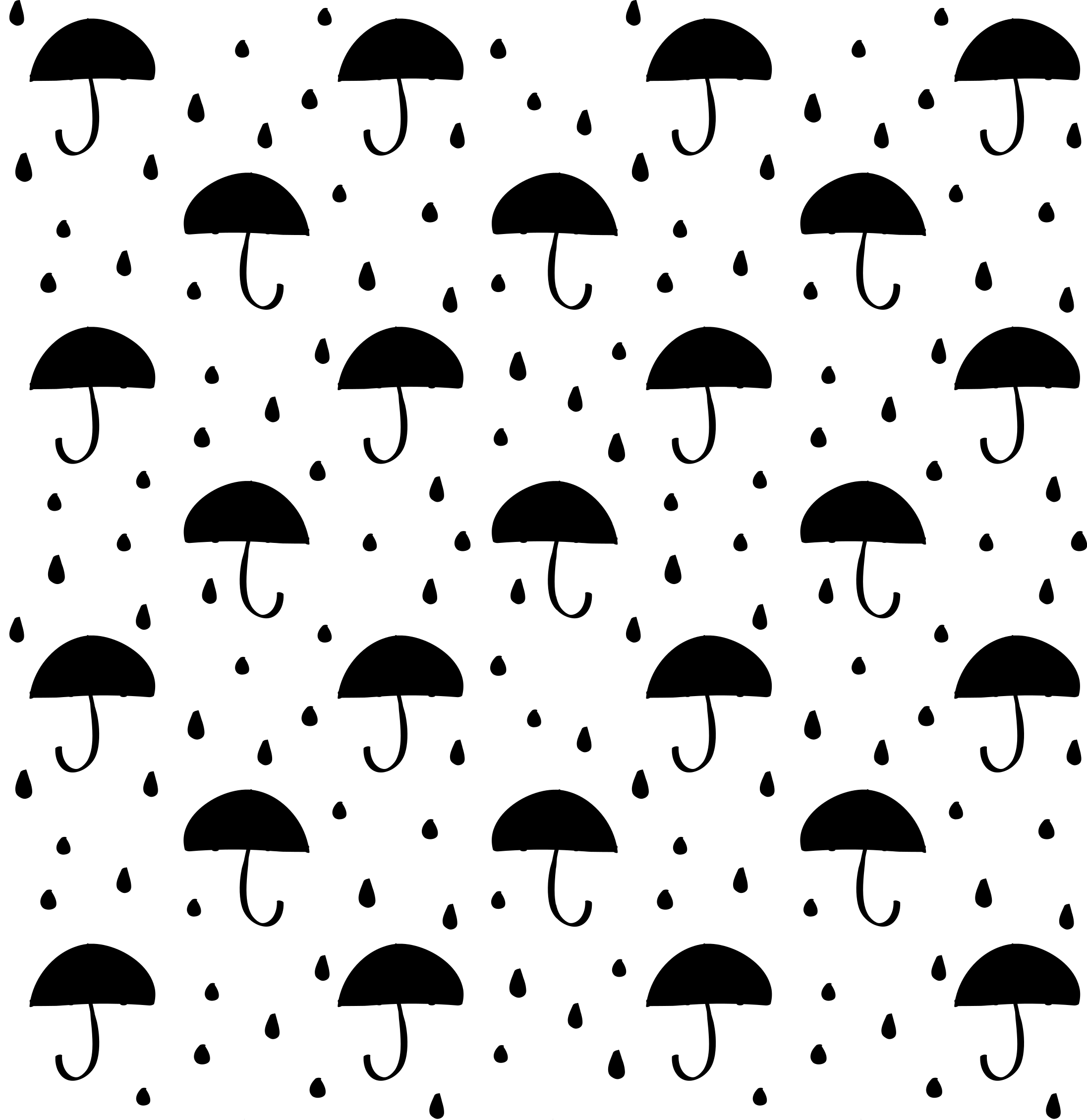 Tapis vinyle géométrique gouttes de pluie confettis - TenStickers