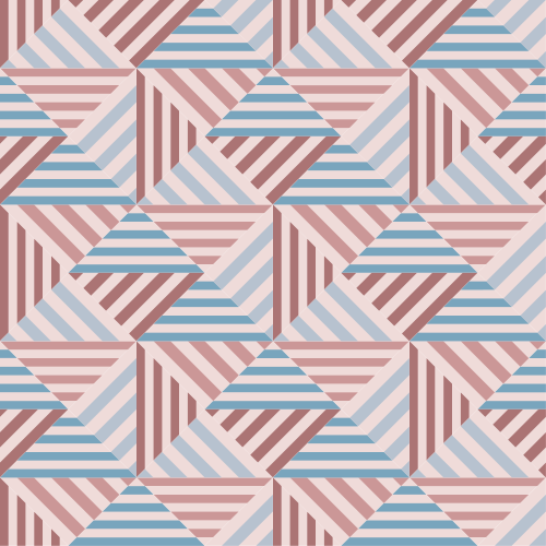 Tapis vinyle géométrique triangles abstraits - TenStickers
