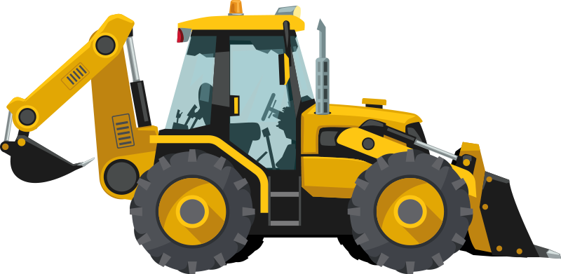 Tapis vinyle pour enfants tracteur réaliste - TenStickers