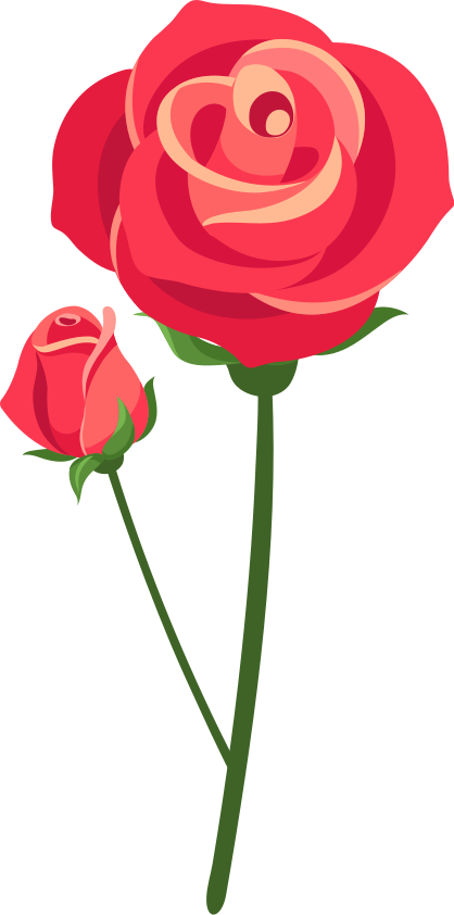 Tapis vinyle chambre roses 3d - TenStickers