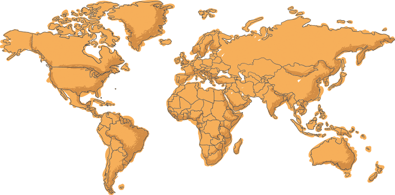 Tapis vinyle carte du monde vinyle jeunesse monde - TenStickers