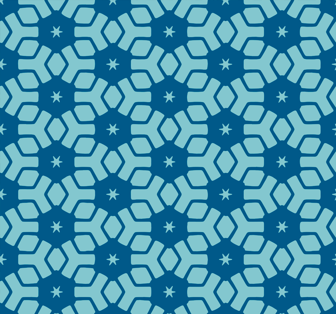 Tapis vinyle salle de bain carrelage bleu - TenStickers