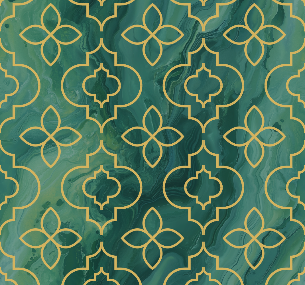 Tapis vinyle salle de bain turquoise - TenStickers