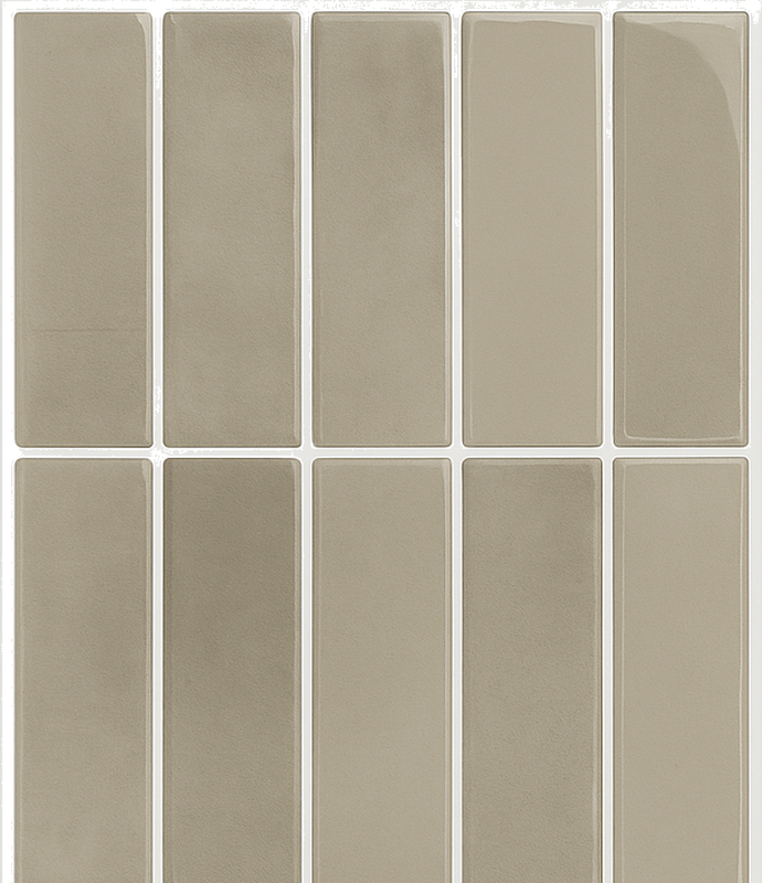 Tapis vinyle salle de bain pierre linéaire naturelle - TenStickers