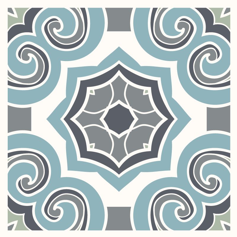 Tapis vinyle cuisine style portugais - TenStickers