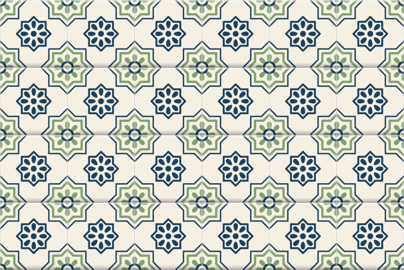 Tapis vinyle cuisine autocollant carreaux de cuisine - TenStickers