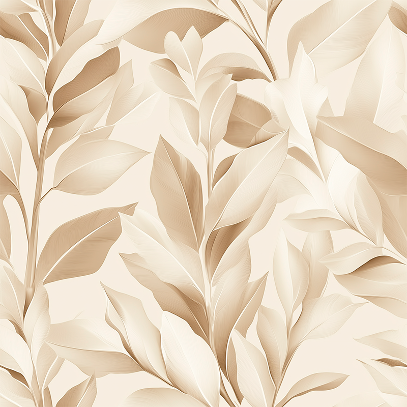 Tapis vinyle cuisine design beige à motifs - TenStickers
