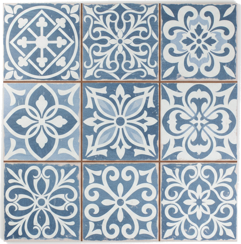 Tapis vinyle cuisine carreaux marocains - TenStickers