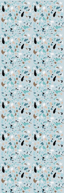 Tapis vinyle chambre style terrazzo design - TenStickers