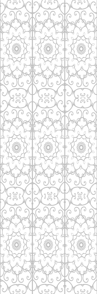 Tapis vinyle bureau motif floral - TenStickers