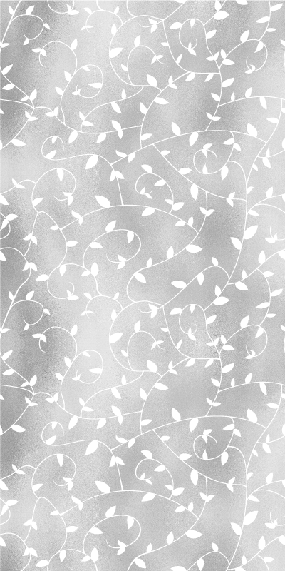 Tapis vinyle chambre branches d'arbre blanches et argent - TenStickers