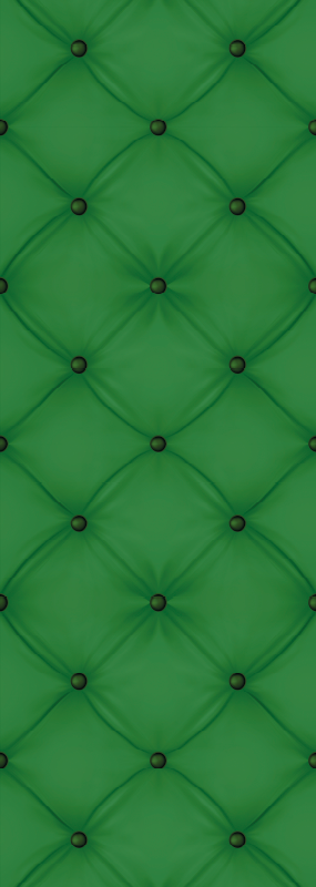 Tapis vinyle chambre imitation velours vert losanges - TenStickers